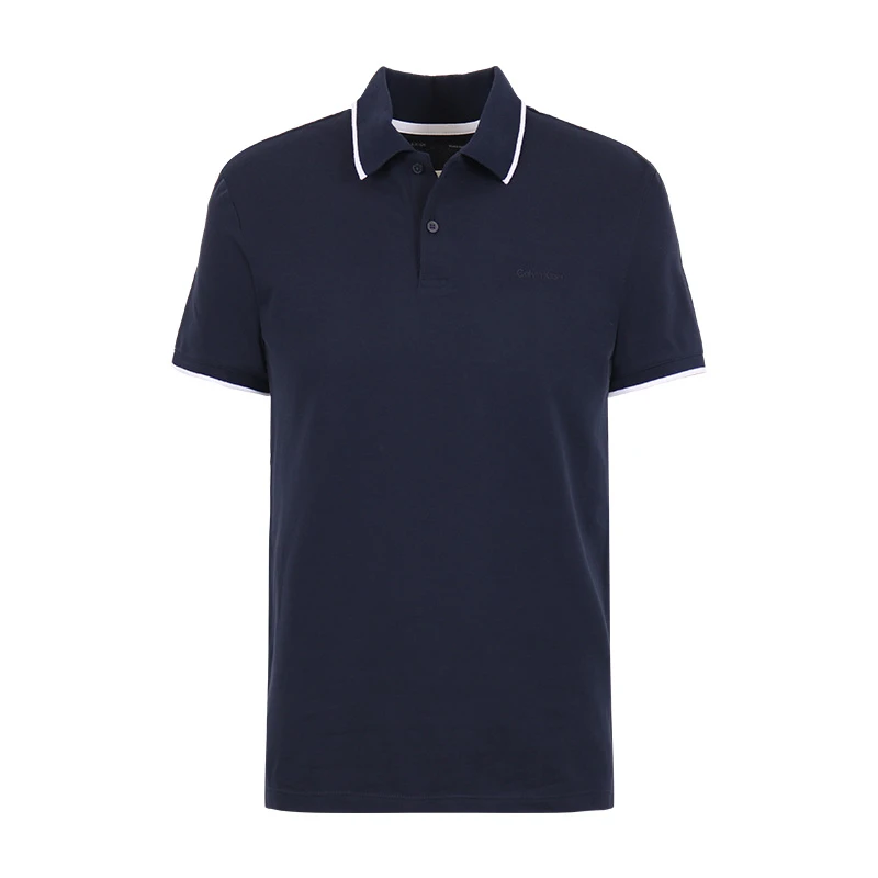 Calvin Klein/卡尔文·克雷恩CK男新款短袖POLO衫夏季时尚透气半袖
