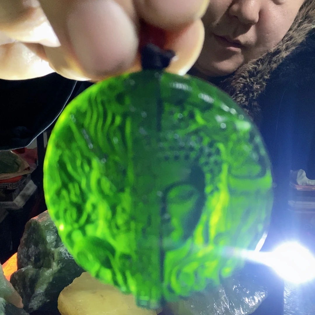 蛇纹石玉未镶嵌珠宝半成品