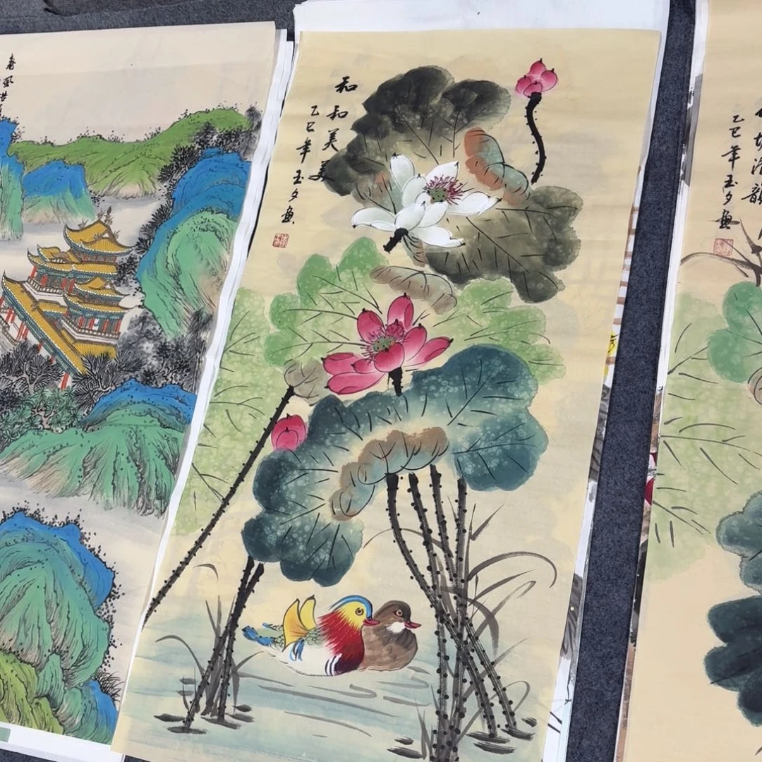 国画100×50画画画画
