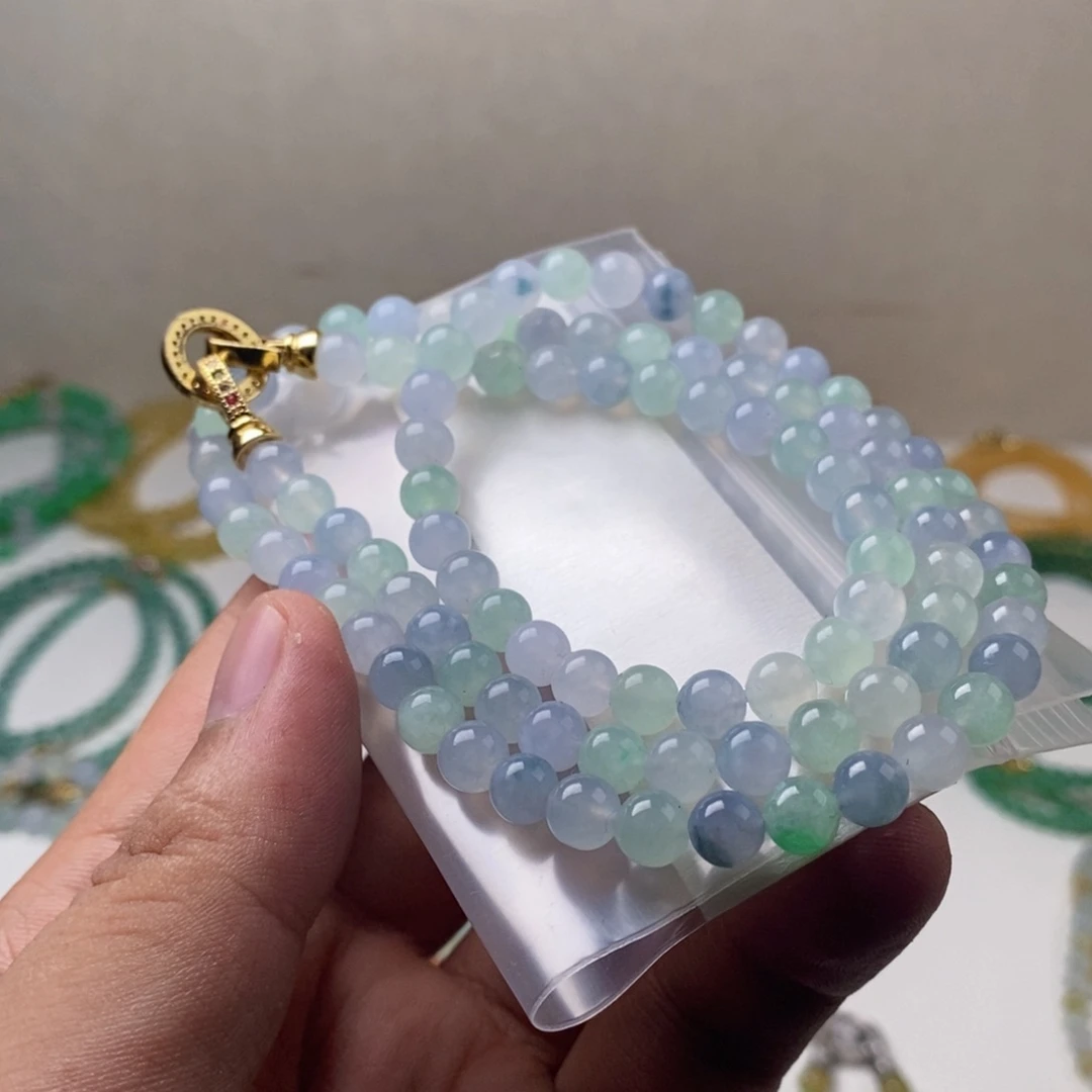 定制翡翠未镶嵌缅甸翡翠a货卡6.3