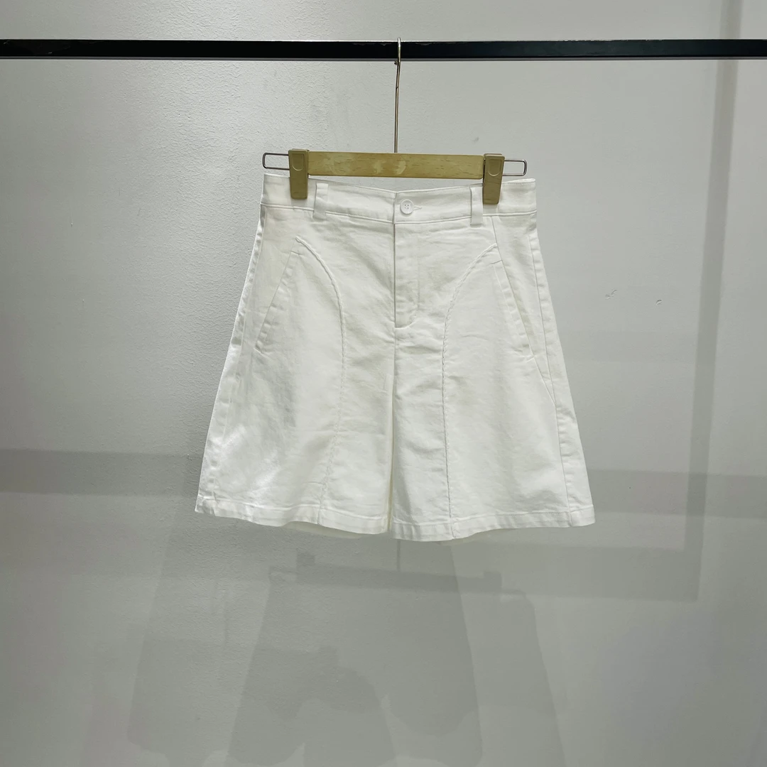 【麦丝】夏季休闲百搭宽松显瘦小众设计感女士五分短裤 MZ-83228