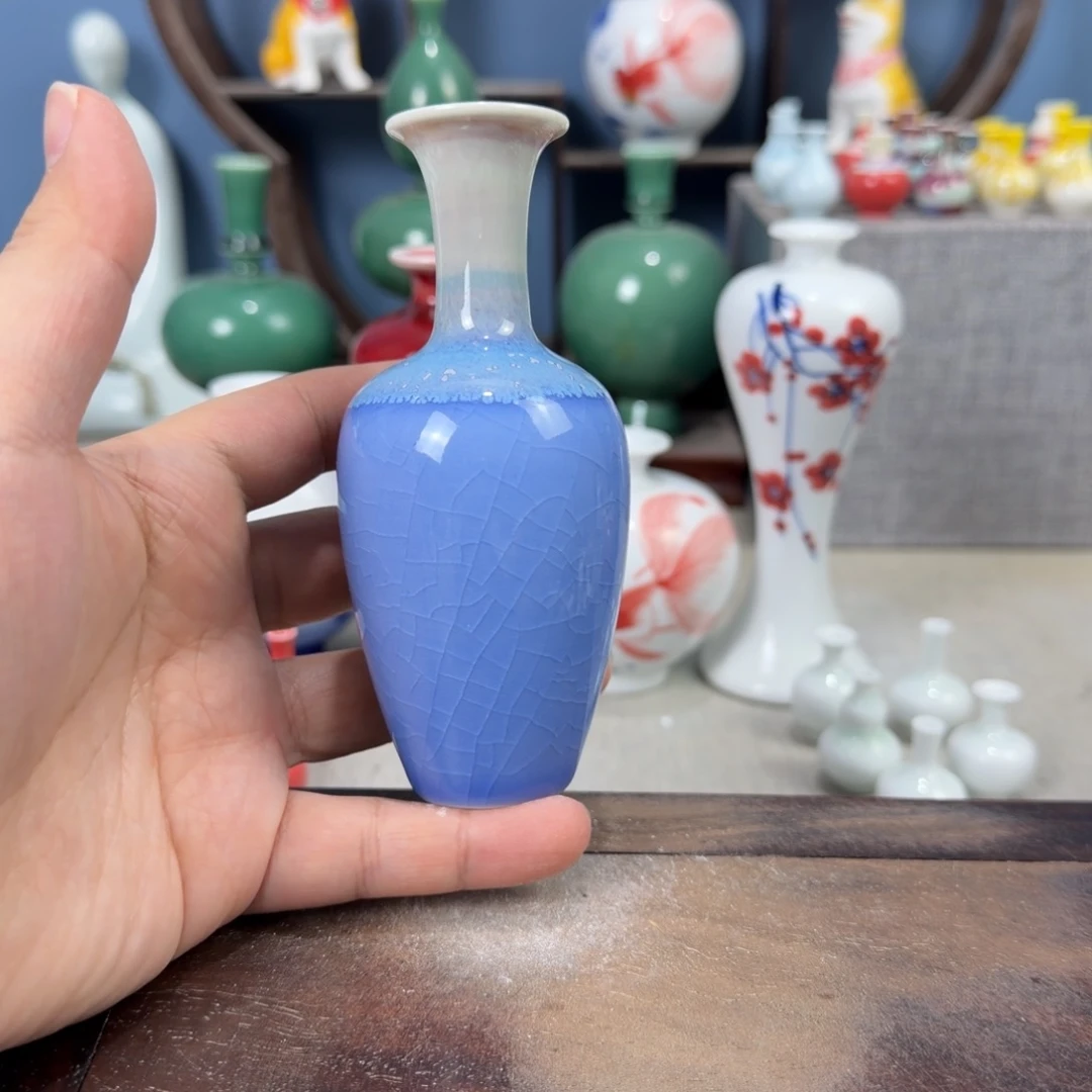 陶瓷手工小花器摆件