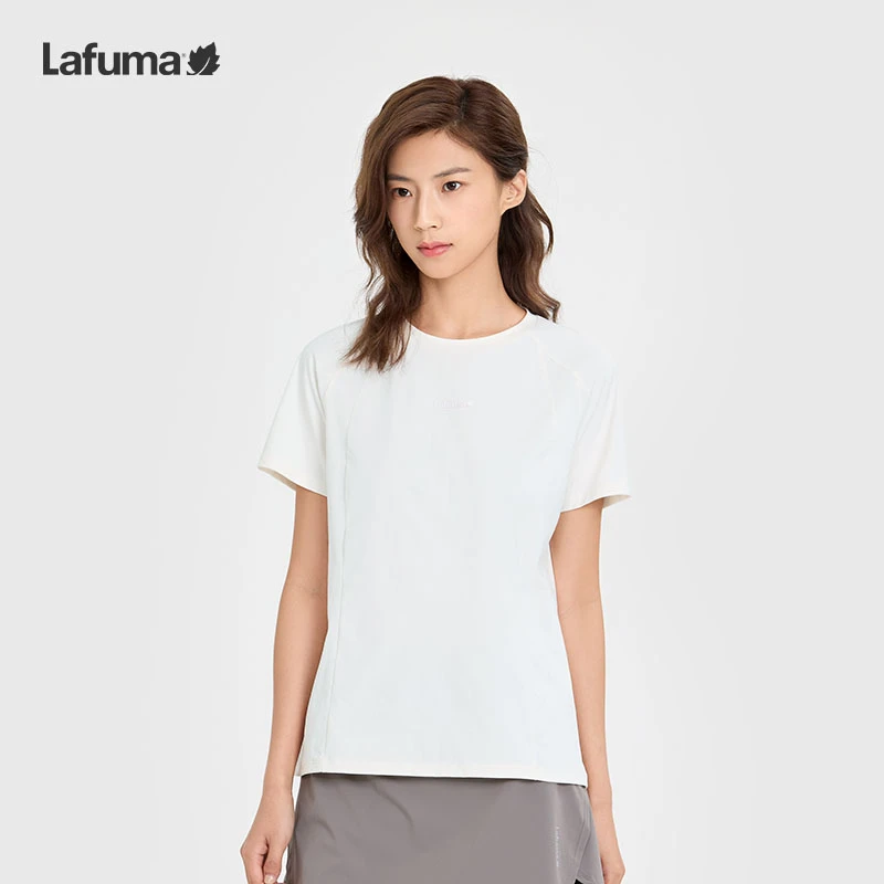 LAFUMA乐飞叶户外25春夏吸湿速干圆领短袖T恤女防晒运动LFTS5BSX0