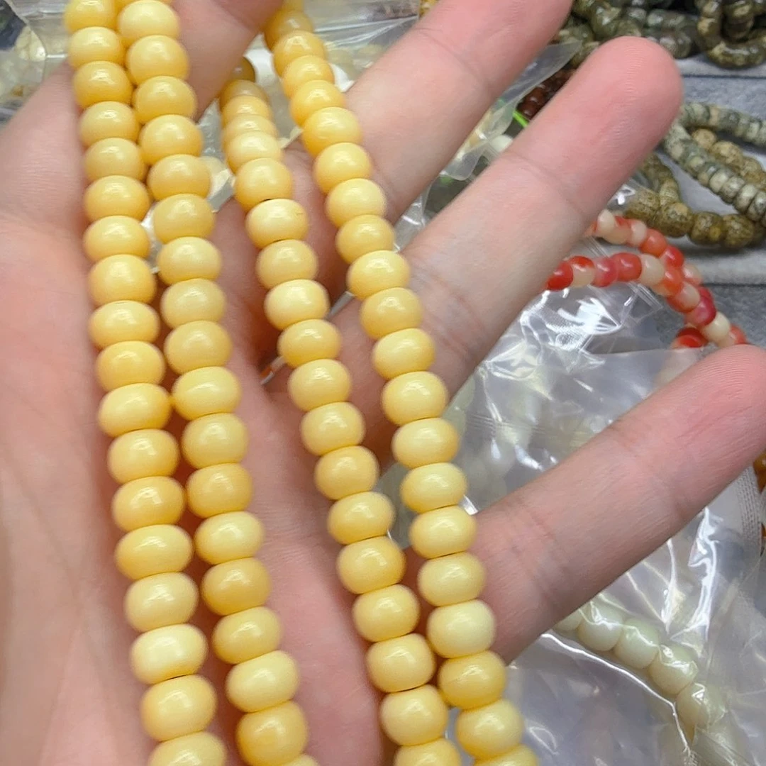 星月菩提手串62黄8×6-108