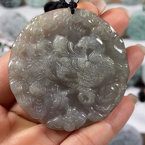 翡翠颈饰未镶嵌凤凰福利