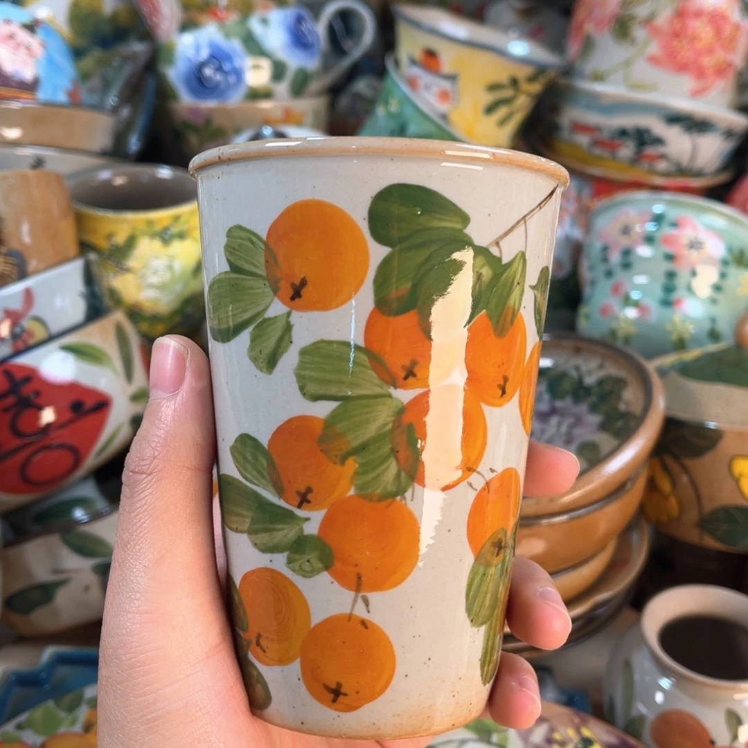 景德镇手工手绘杯