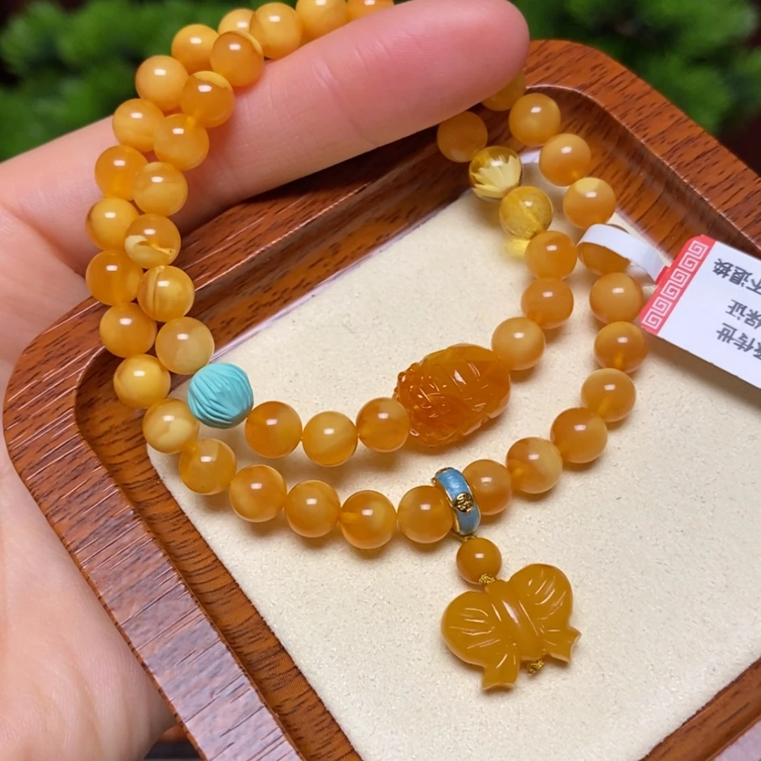 【闪购商品】手链蜜蜡未镶嵌手串