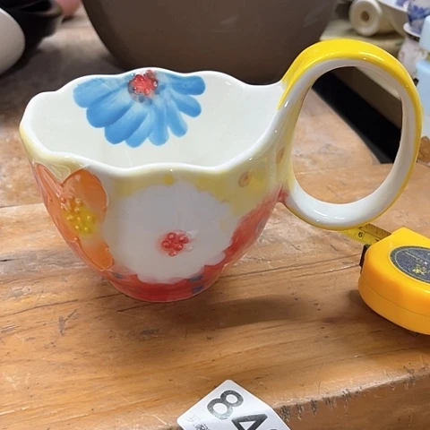 微瑕，不能明火，口径12高度8花朵