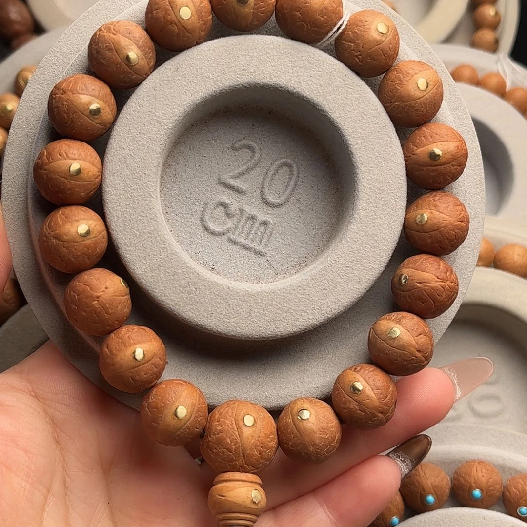 凤眼菩提手串14镶嵌款