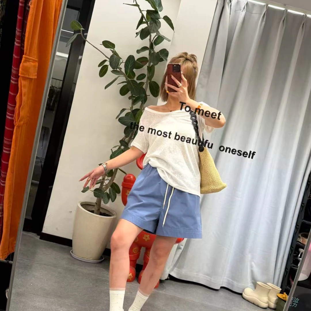 XMM韩系简约极简风基础百搭中裤