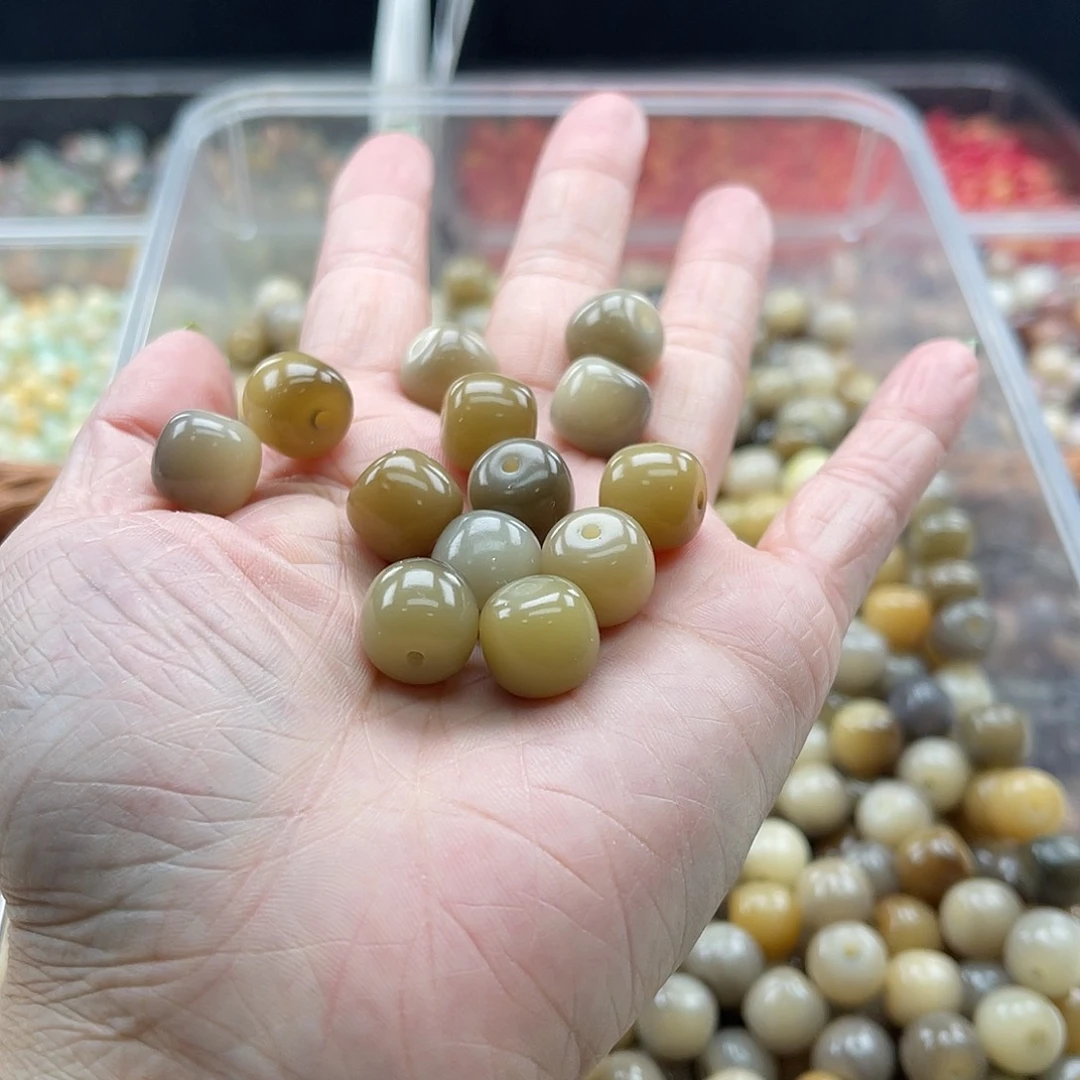 白玉菩提吊坠K/12mm/55颗