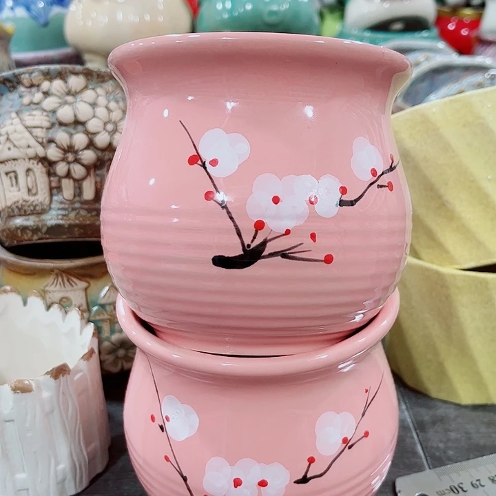 多肉陶瓷花盆满10元包邮