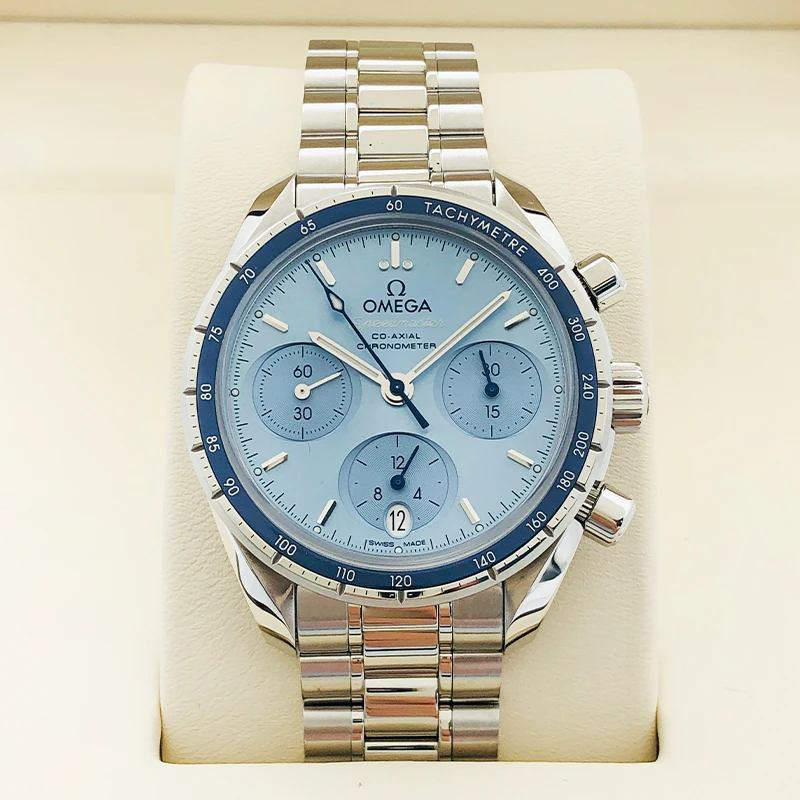 99新 Omega/欧米茄 冰蓝超霸 38盘 2022年全套