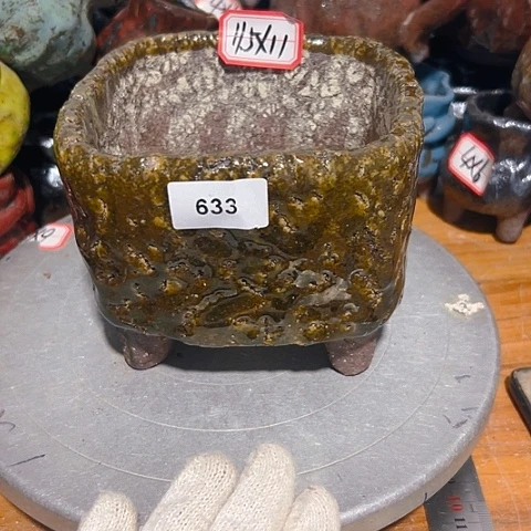 粗陶花盆手工花盆制作