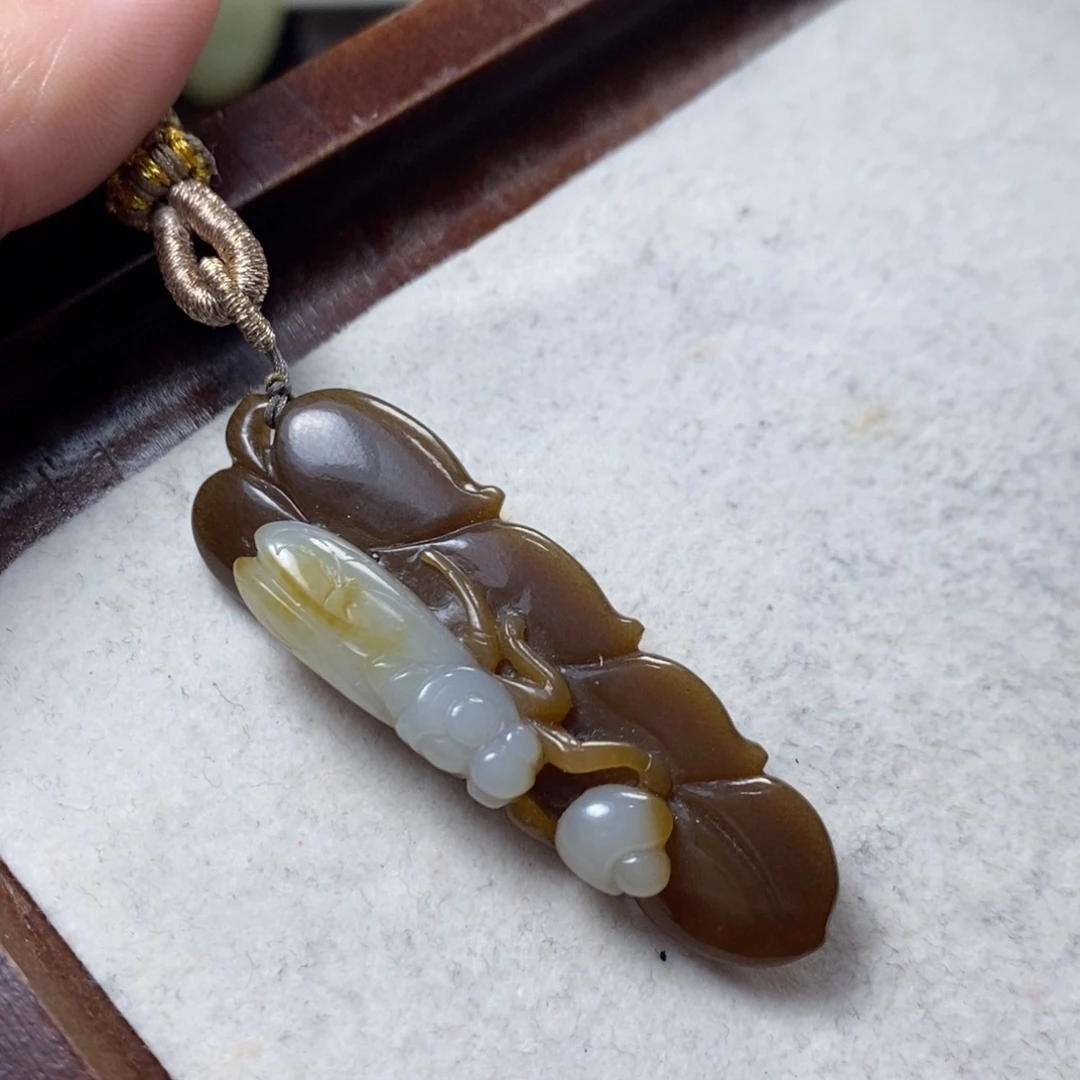 和田玉未镶嵌颈饰20