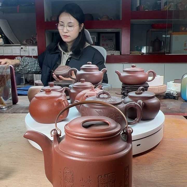 紫砂茶壶储国琴紫砂艺术手工制作