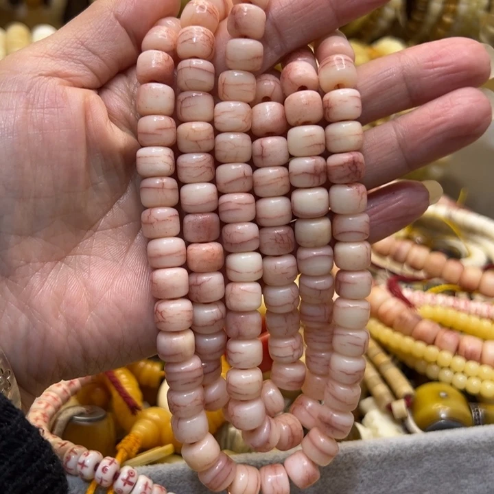 驼骨手串/手链直径10桶珠
