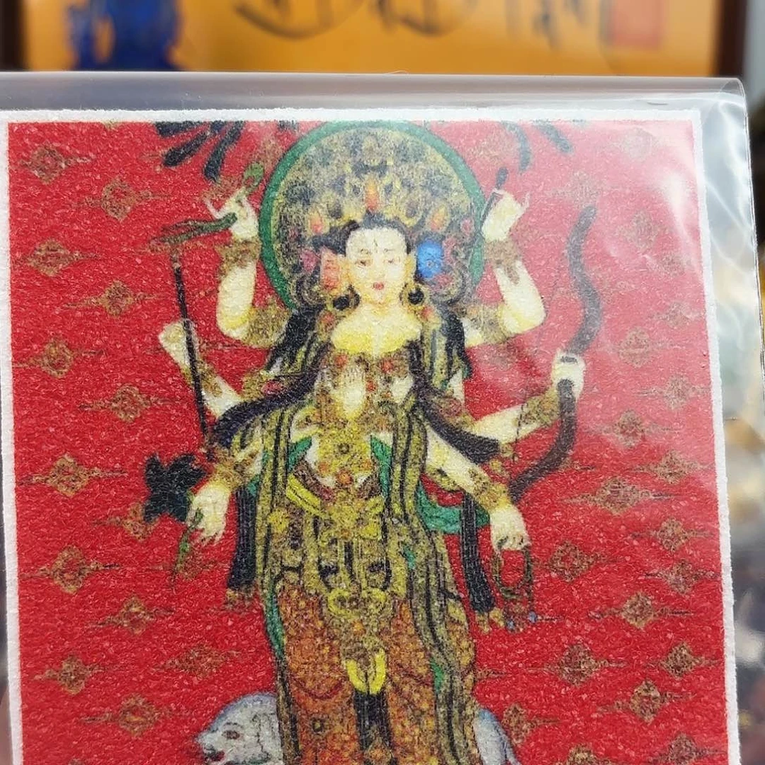 吊坠摩利支天唐卡摆台