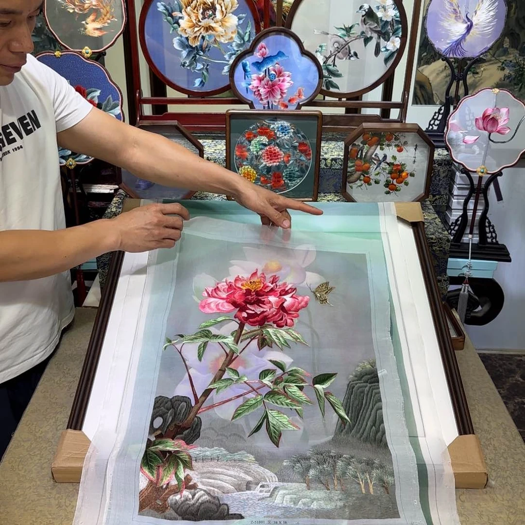 刺绣刺绣工艺精湛独特