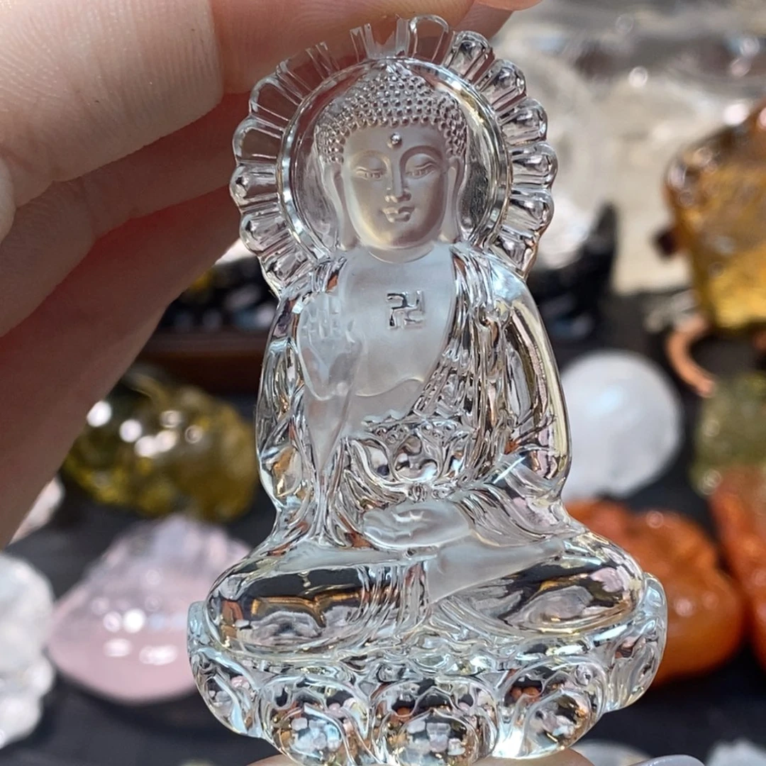 水晶颈饰未镶嵌记****哦吊坠