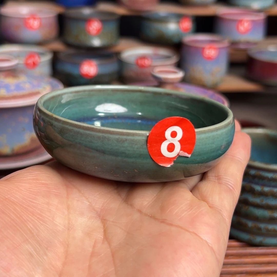 手工制作钧窑茶器