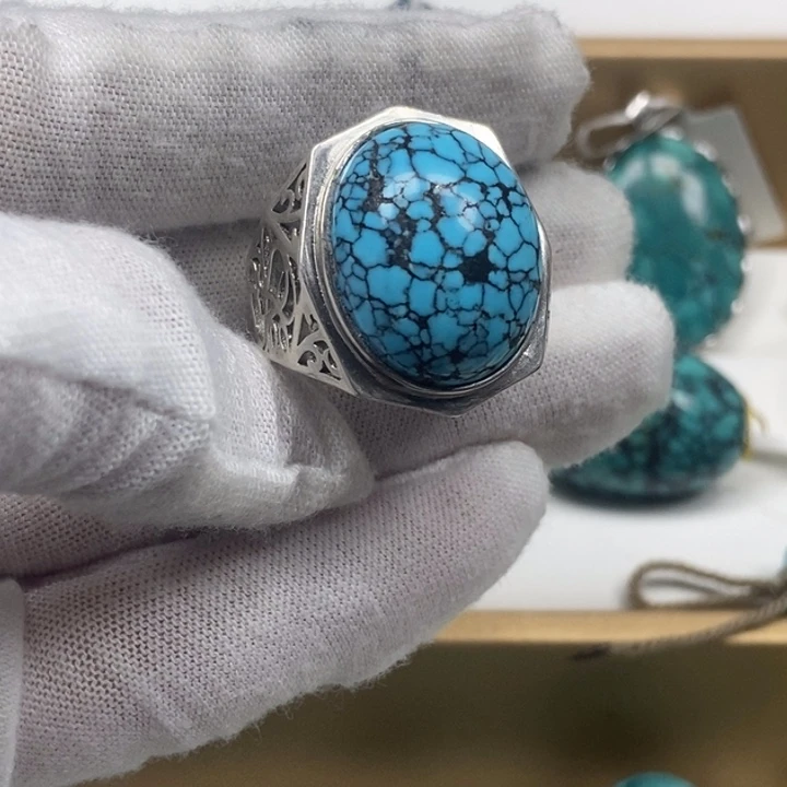 南红玛瑙银S925镶嵌戒指