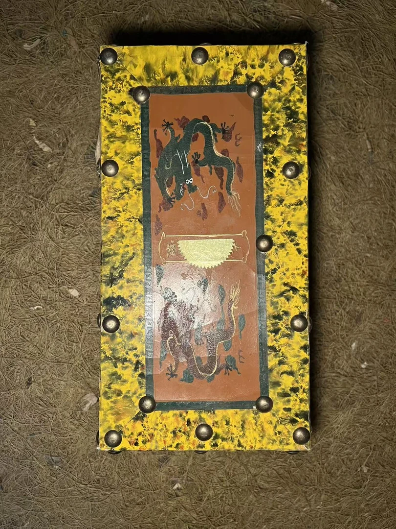 【闪购商品】铜锭铆钉完整大木箱一套
