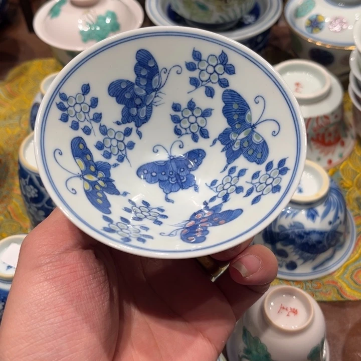 景德镇高温陶瓷杯子梅*