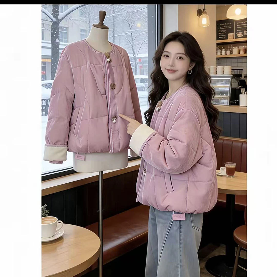 （烟雨青花）新中式国风时尚百搭羽绒服