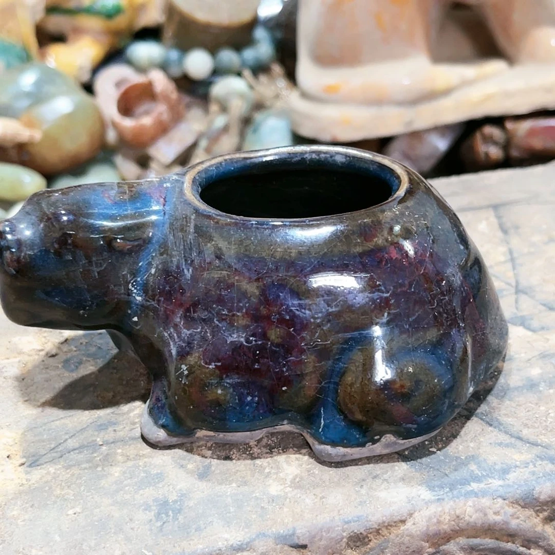 瓦当摆件摆件的人茶茶
