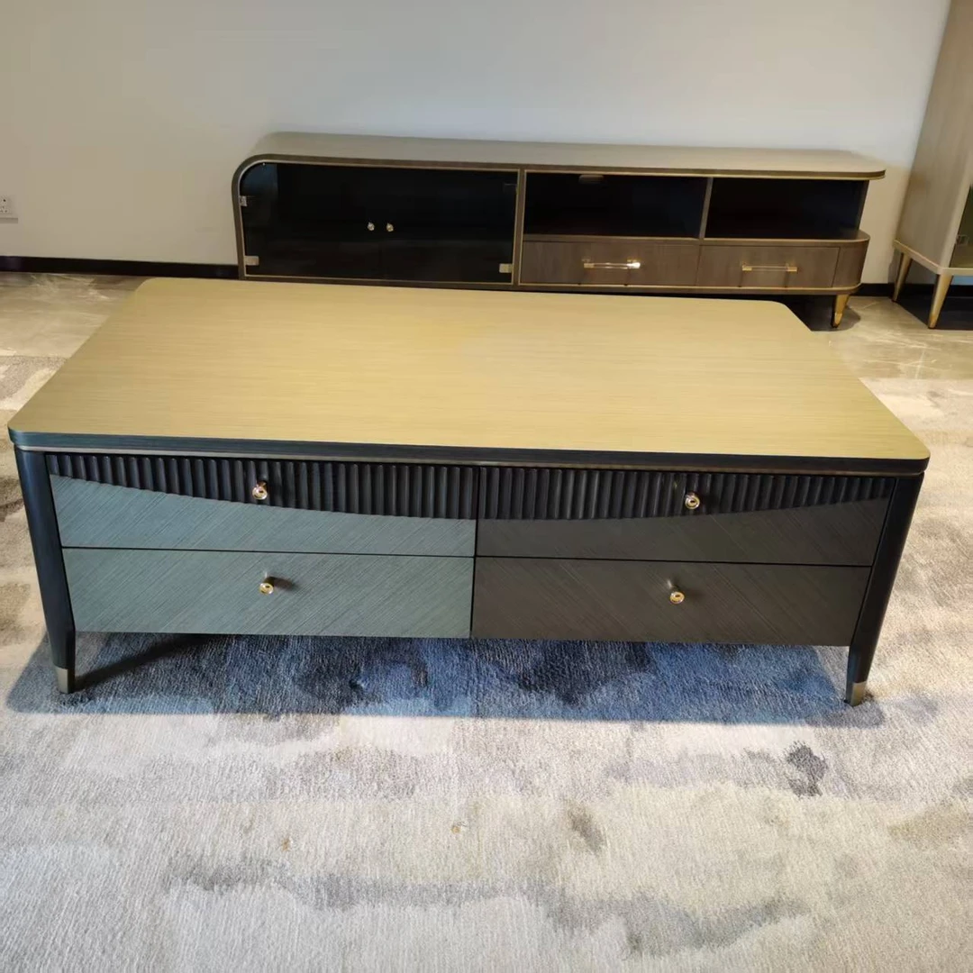 EB01A美式实木客厅茶几1380*800*480