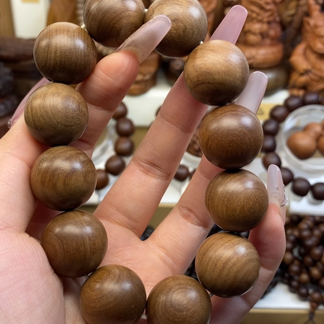 檀香木手串/手链迈索尔老山檀香2.0奶香，微瑕