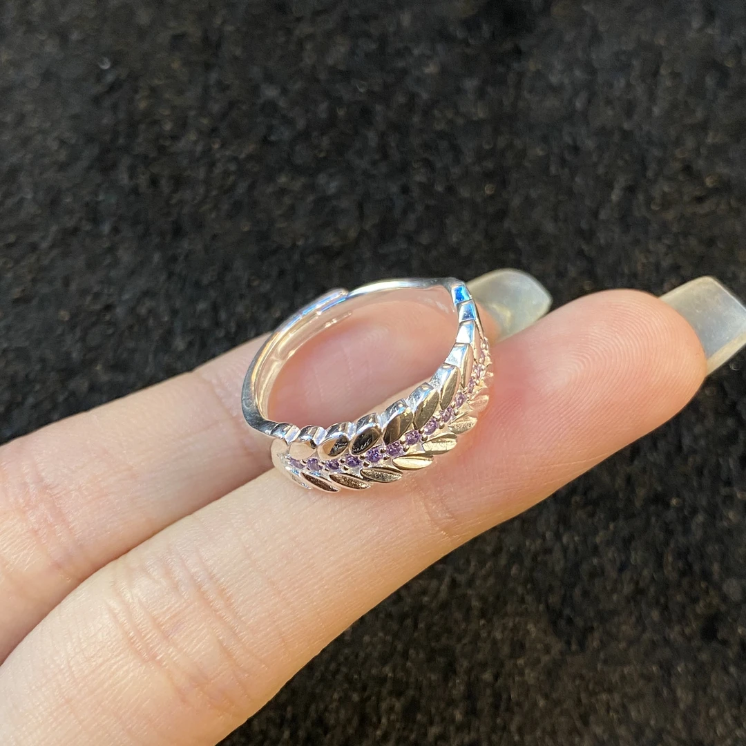 足银银制品 【铭记珠宝】足银麦穗戒指16-2DM249H210