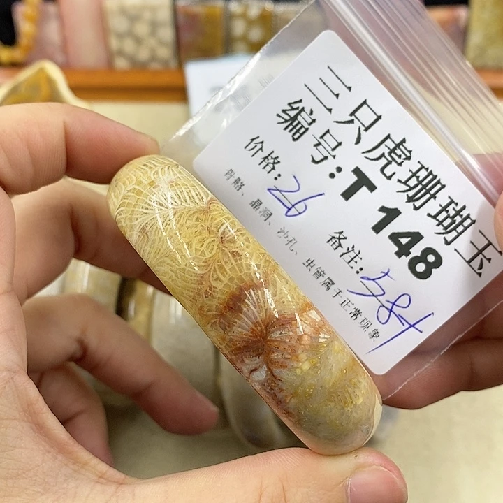 硅化珊瑚（珊瑚玉）1未镶嵌生**息