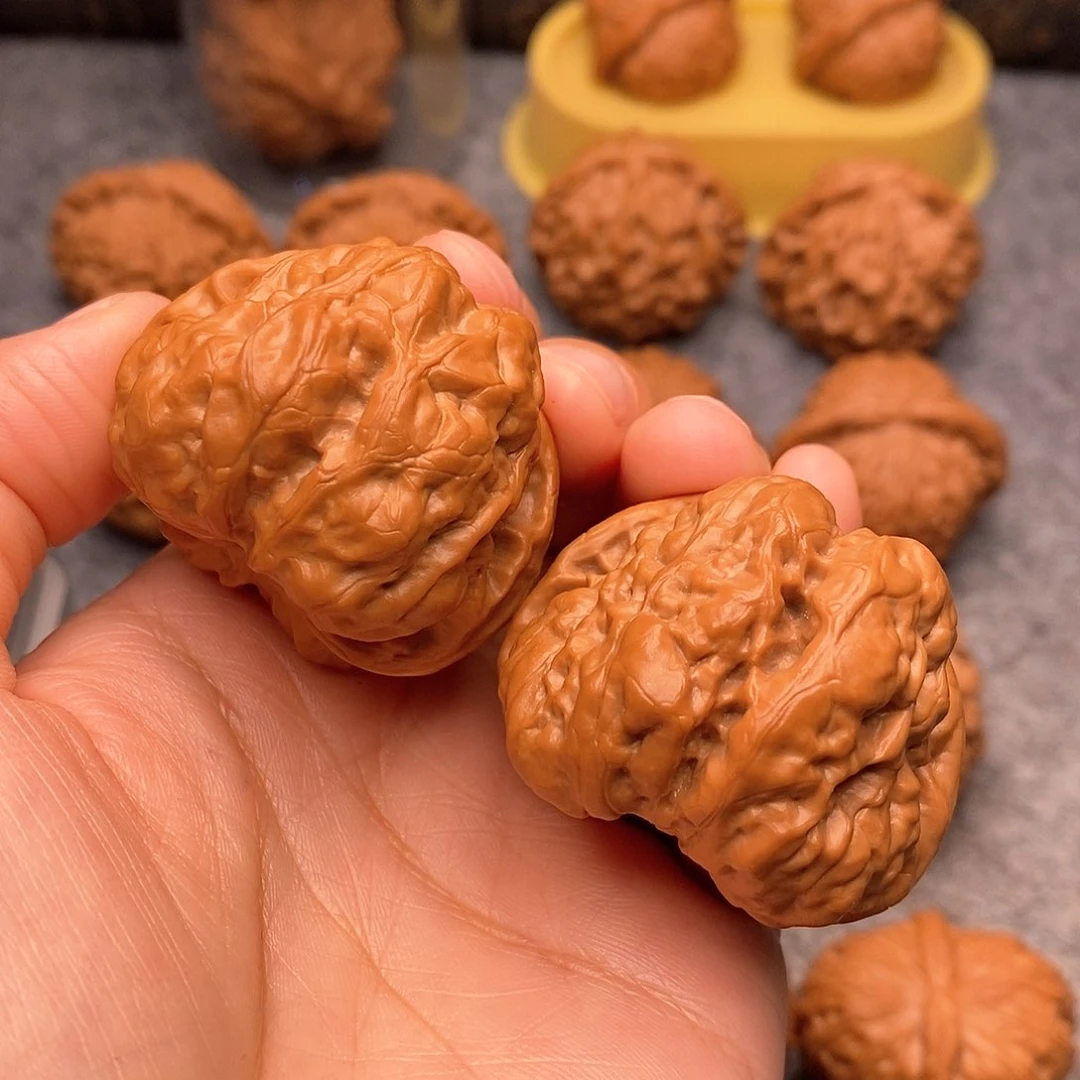 文玩核桃把件拼****持开背肌肉蛤蟆42尺46克