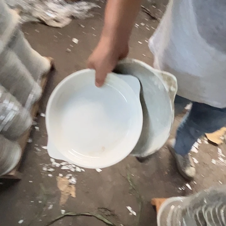 景德镇陶瓷10寸鲍鱼盘2只