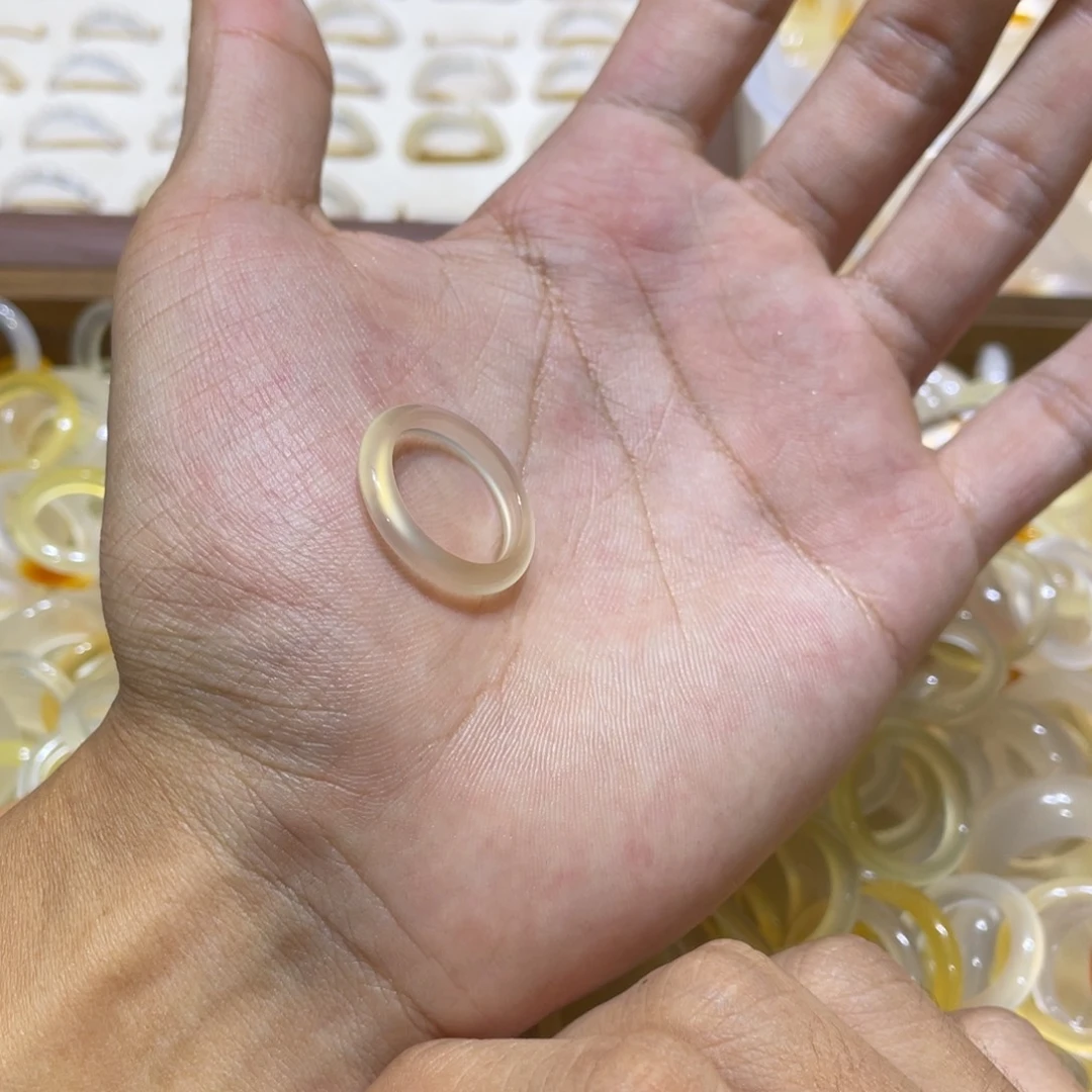 玛瑙/玉髓未镶嵌戒指83号港15