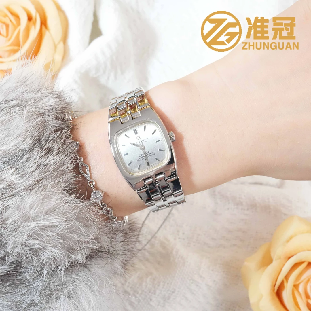 95新 Omega/欧米茄 23*26mm自动机械PD6100星座系列瑞士名表