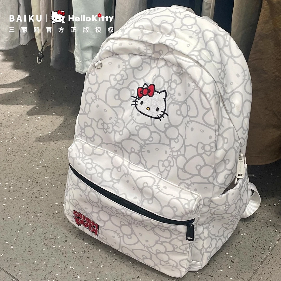 HELLO KITTY/凯蒂猫女学生双肩包书包ins小众初中高中女生三丽鸥