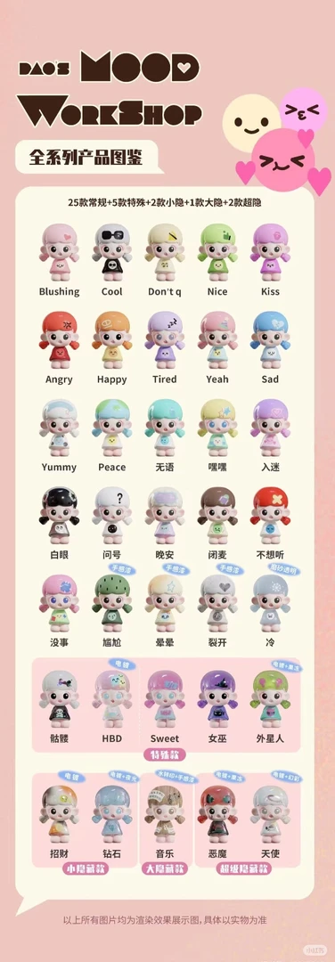 【主播代拆】倒倒心情公坊萌粒盲盒盲袋礼物推荐