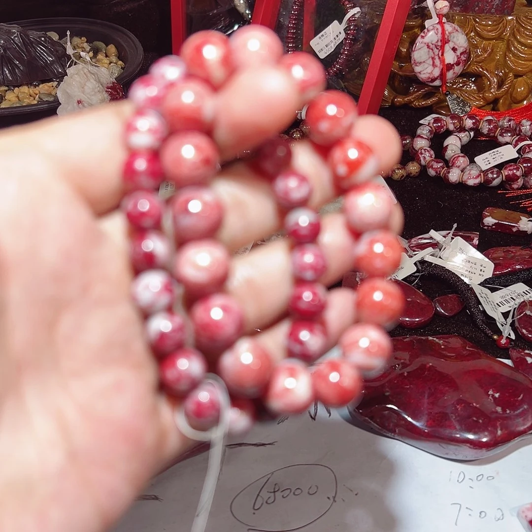 天然辰砂天然朱砂手串