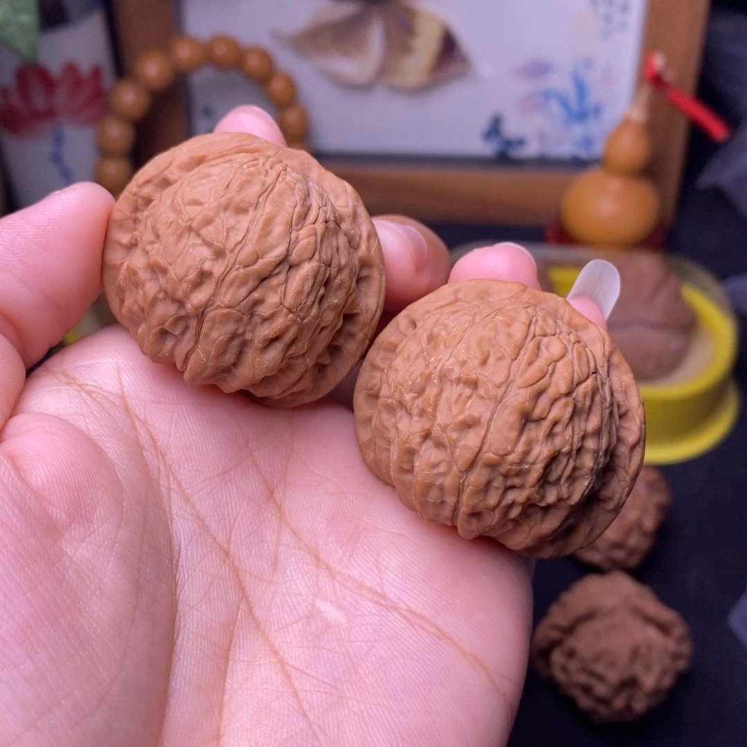 把件文玩核桃38.5乾隆磨