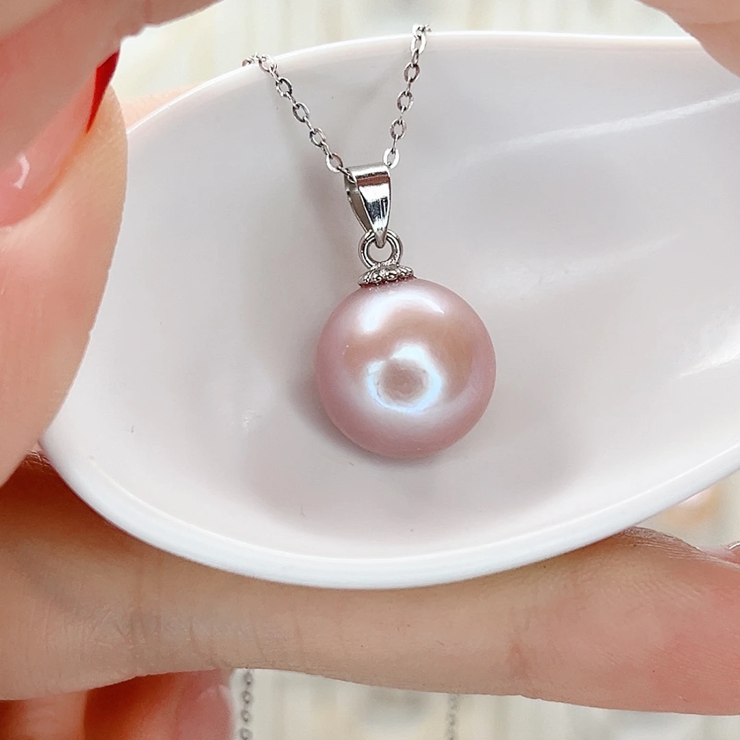 合金淡水珍珠吊坠(赠链)