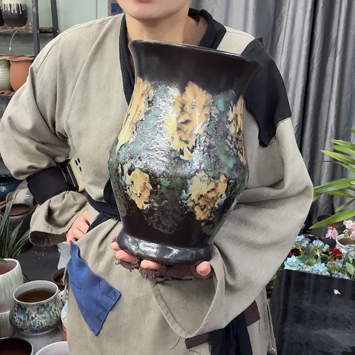 20×30 -粗陶花盆有孔-买买买