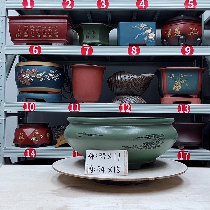 紫砂花盆紫砂花盆