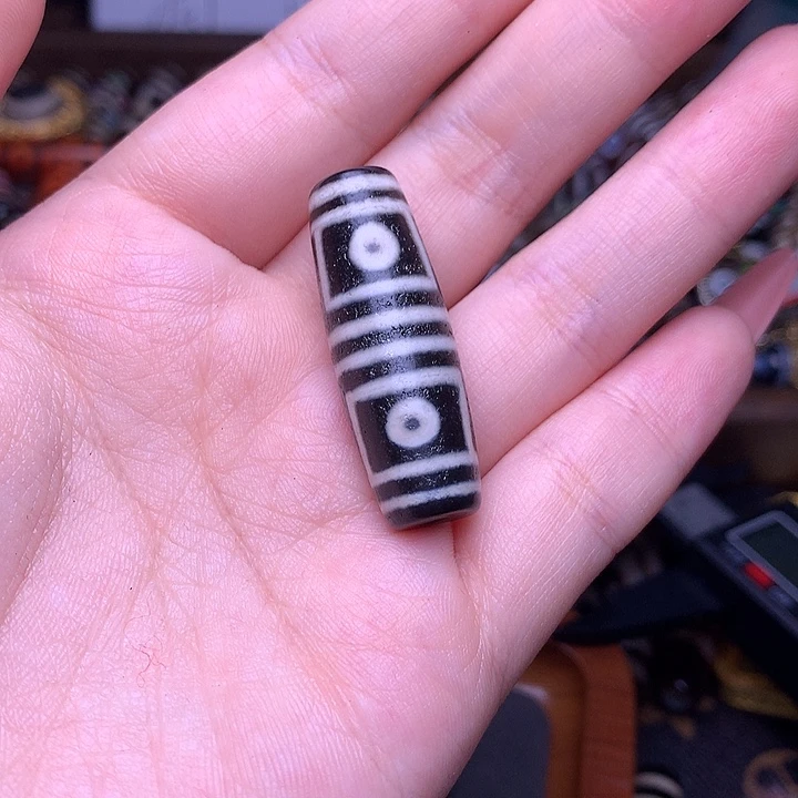 玛瑙/玉髓天珠玛瑙随机发一个未镶嵌