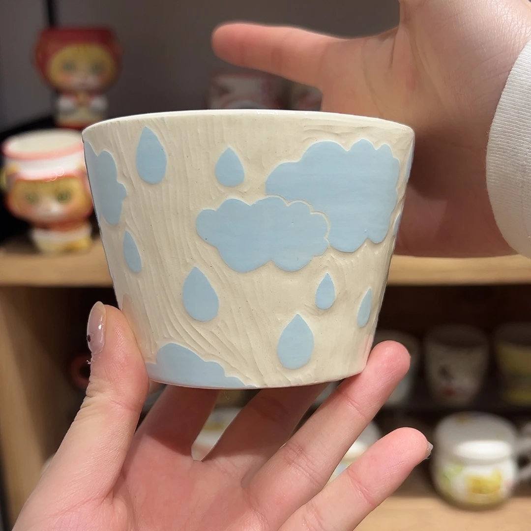 陶瓷李**儿杯子手作陶瓷杯子