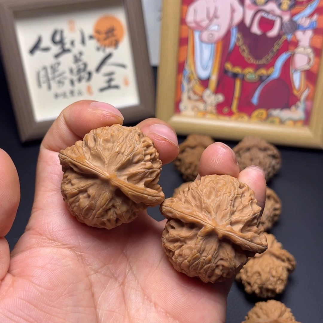 文玩核桃把件宫灯44修
