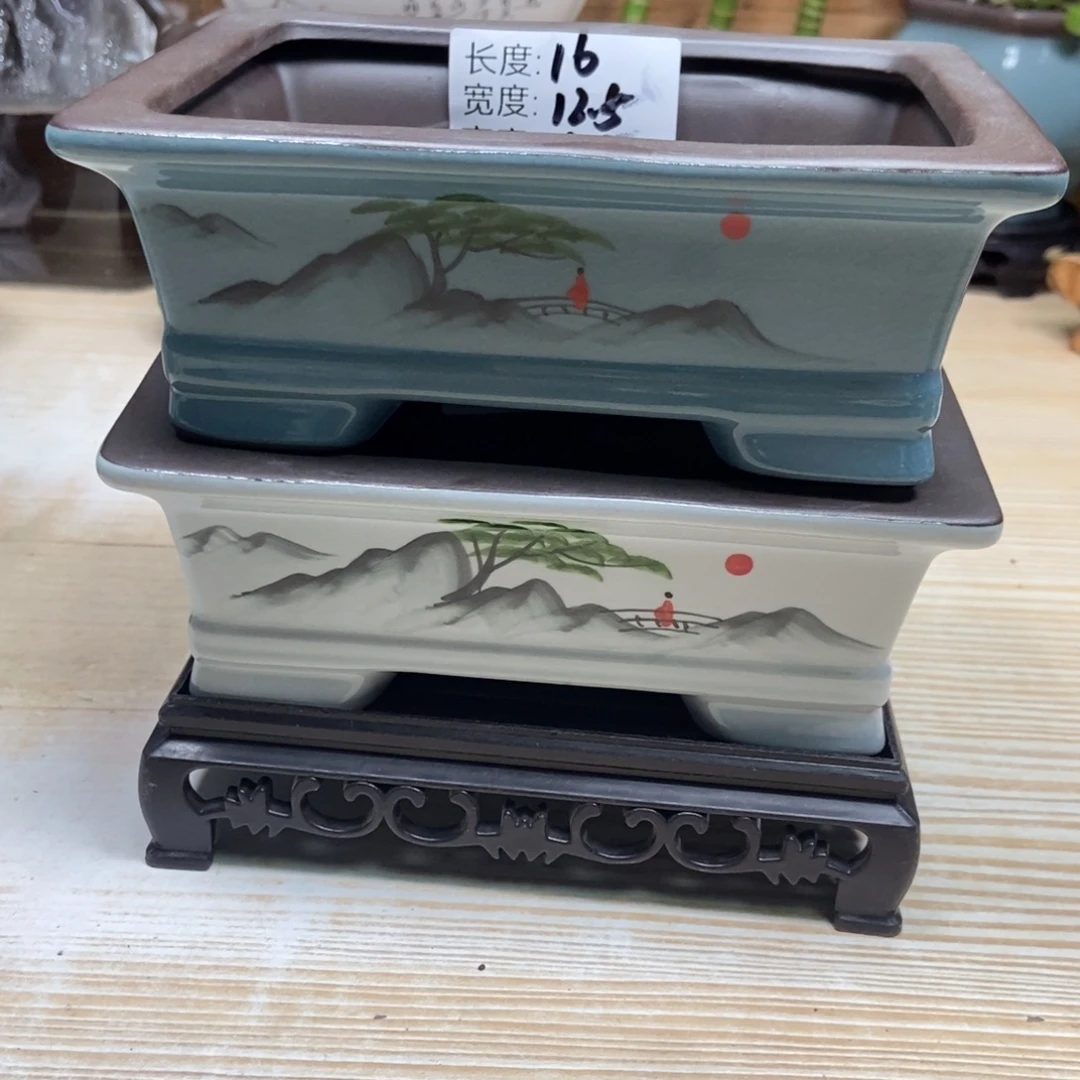 瓷片陶瓷花盆陶瓷艺术