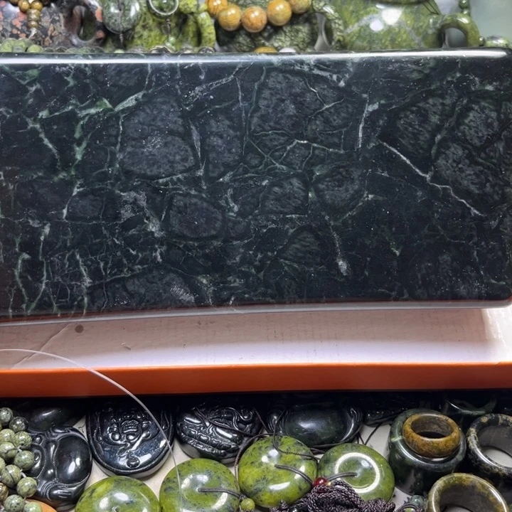 宸***辉蛇纹石玉未镶嵌枕头藏玉药王石福利款